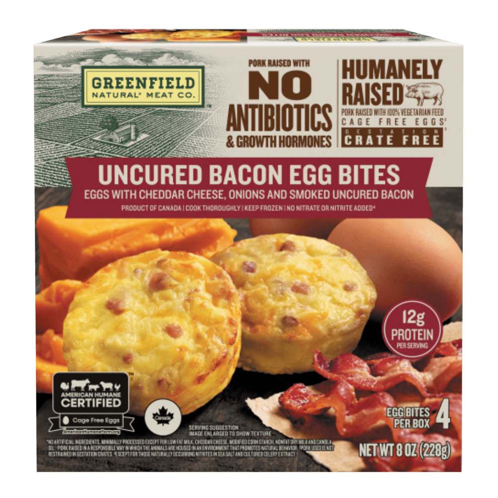 bacon egg bits pack shot